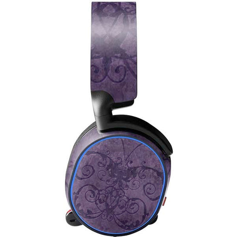 Brigid Ashwood Purple Damask Butterfly SteelSeries Arctis 3 Skin